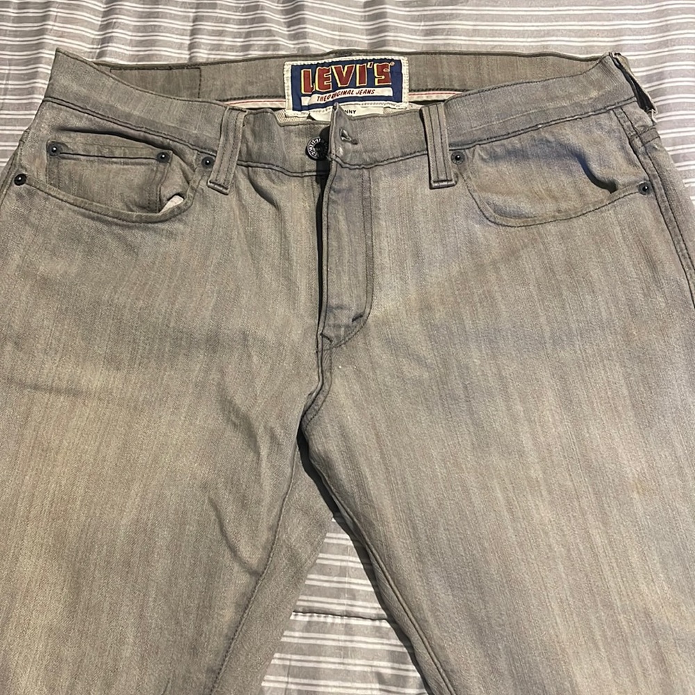 Levi’s skinny 511 34x32 jeans in faded gray